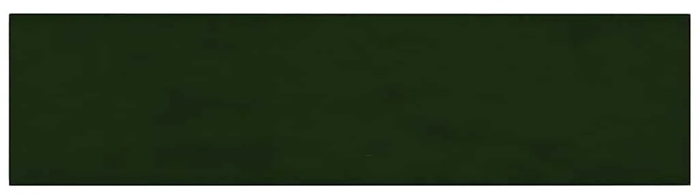 vidaXL Πάνελ Τοίχου 12 τεμ. Σκούρο Πράσινος 60x15 εκ. 1,08 μ² Βελούδο