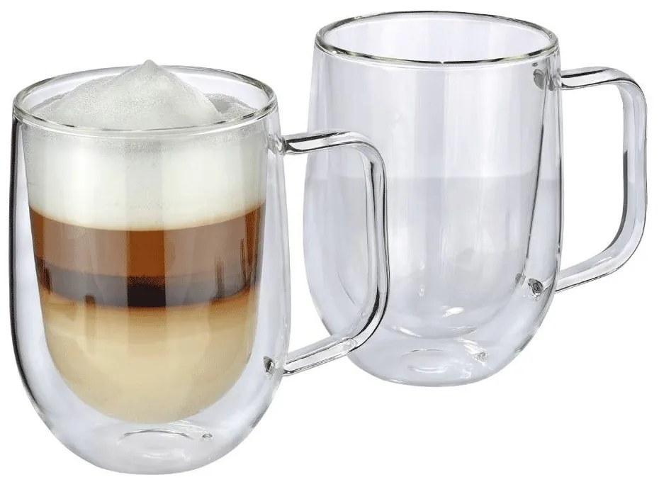 Κούπα Latte Machiatο Veneto Double Wall (Σετ 2Τμχ) 292671 300ml Clear Cilio Γυαλί