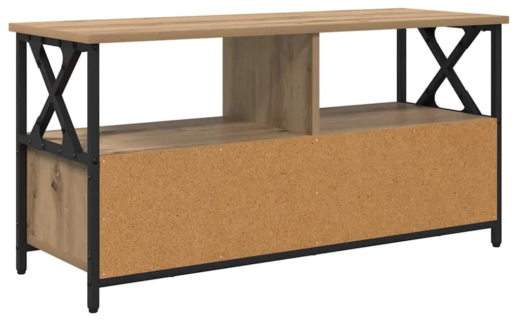vidaXL Ντουλάπι TV με συρτάρι Artisan Oak 90 x 33 x 45 εκ