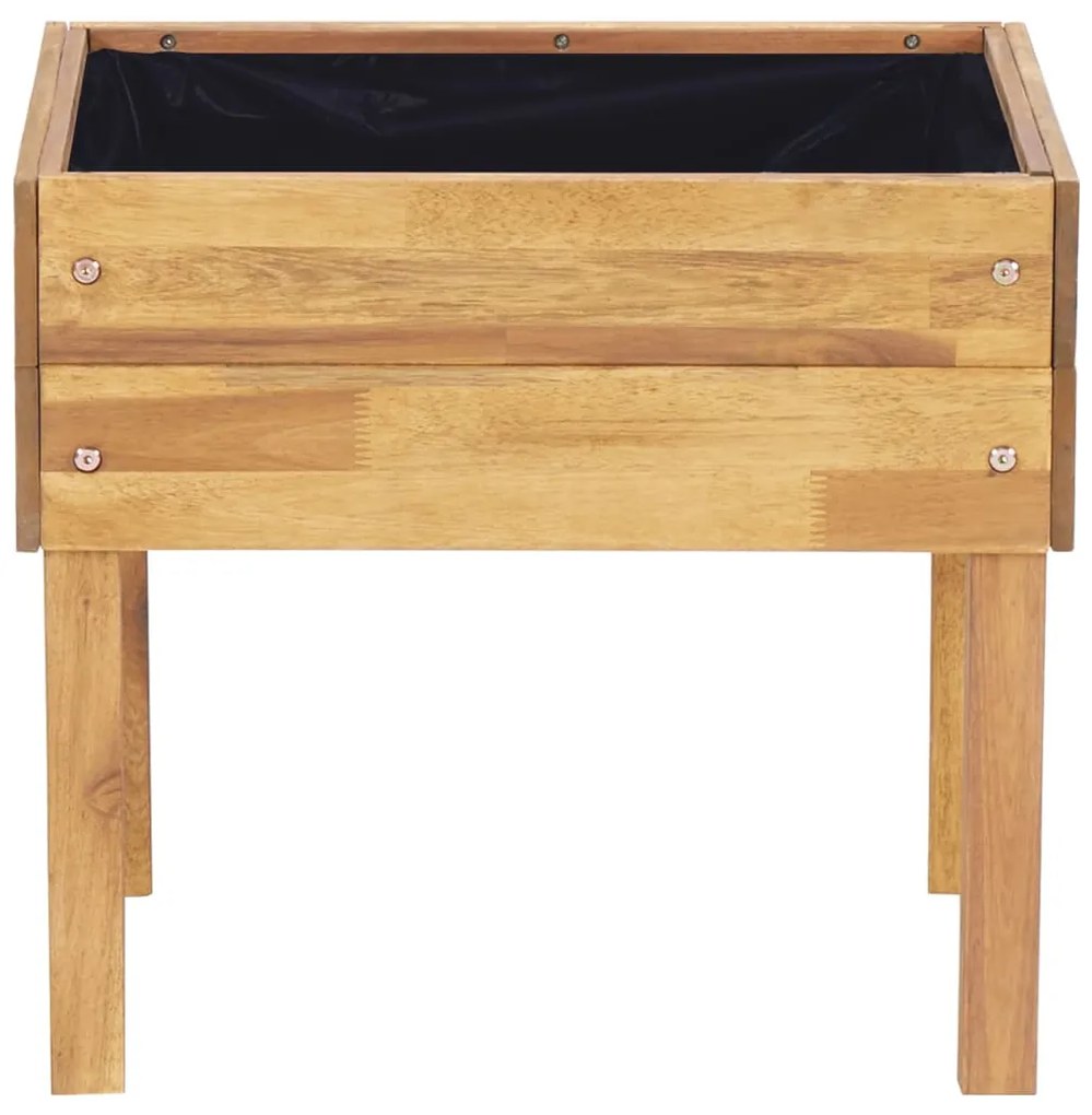 vidaXL Ζαρντινιέρα Υπερυψωμένη 50 x 40 x 45 εκ. από Μασίφ Ξύλο Ακακίας