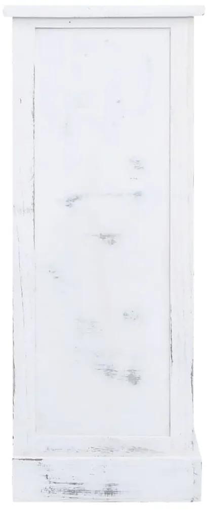 Συρταριέρα Λευκή 60 x 30 x 75 εκ. από Ξύλο - Λευκό