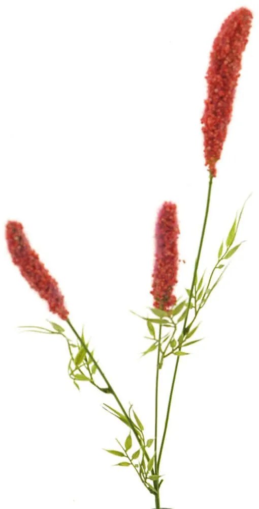 Τεχνητό Κλαδί Βούρλο 8012-7 62cm Red Supergreens Πολυαιθυλένιο