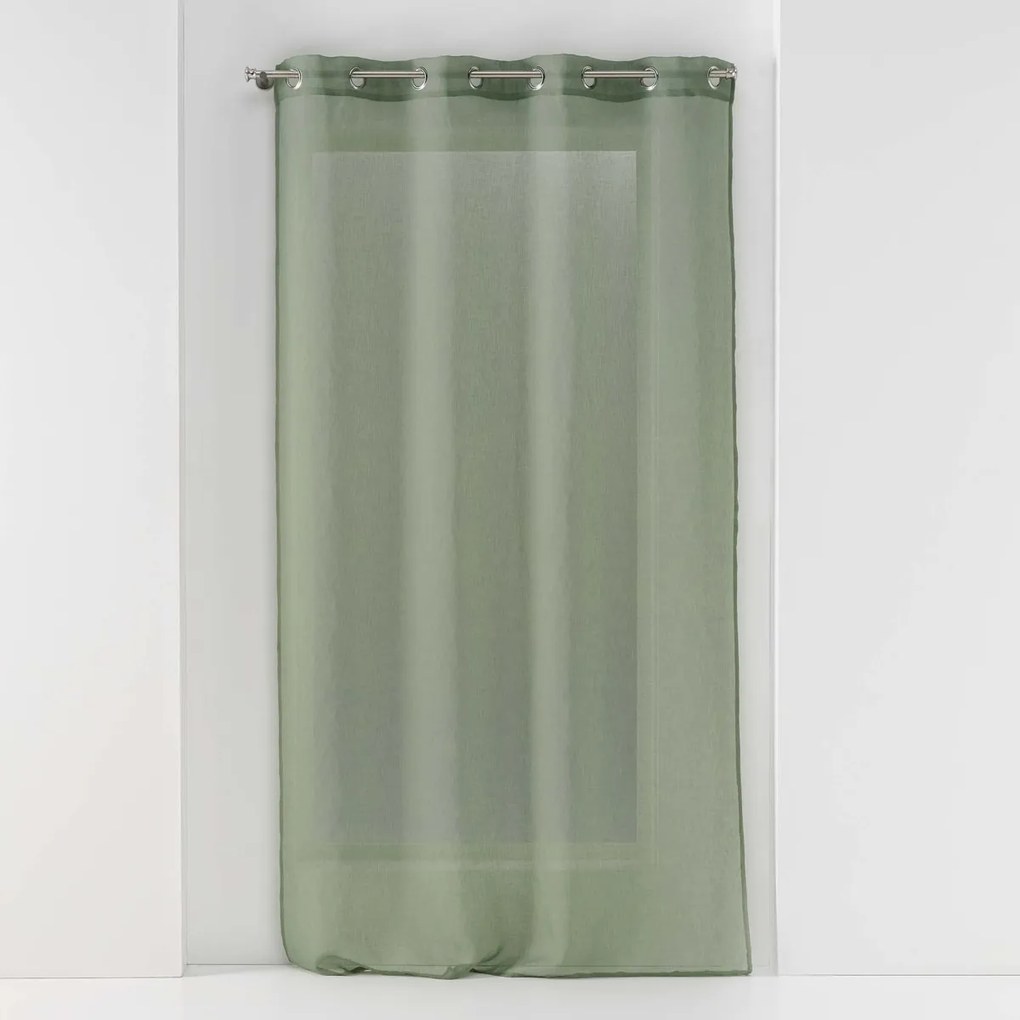 Κουρτίνες Douceur d intérieur  PANNEAU A OEILLETS 140 x 240 CM VOILE SABLE SANDRA KAKI