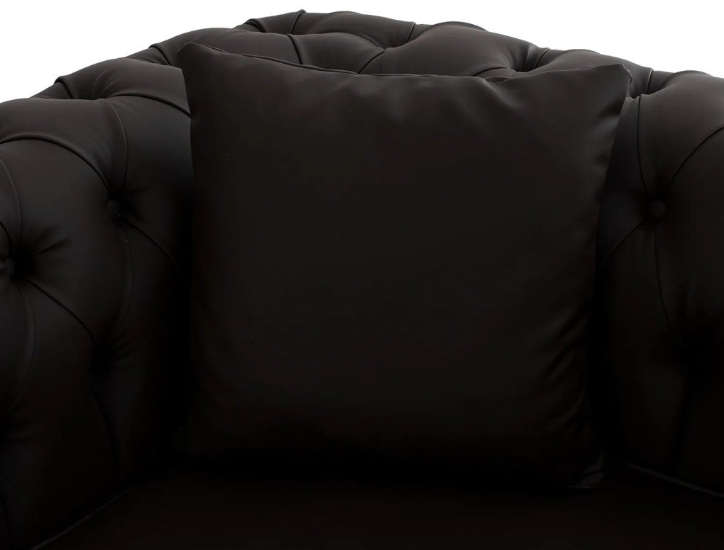 ΚΑΝΑΠΕΣ 2ΘΕΣΙΟΣ Τ. CHESTERFIELD CIELLE ΣΕ ΧΡΩΜΑ ΚΑΦΕ HM3184.03 152x85x80 εκ. - 0513650 - HM3184.03