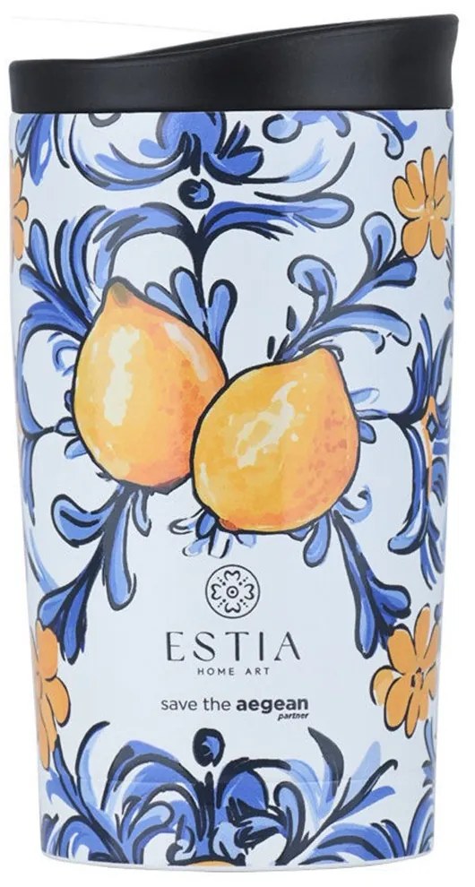 Ποτήρι - Θερμός Amalfi Coast Save The Aegean 01-31909 350ml Multi Estia