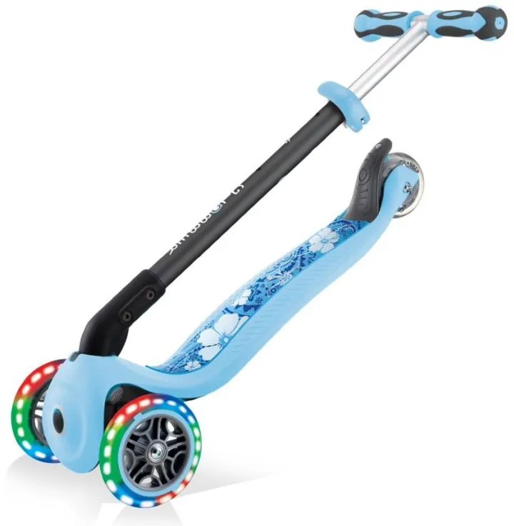 Globber Scooter Go-Up Deluxe Fantasy Lights Pastel Blue