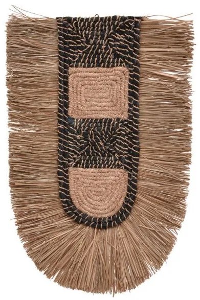Διακοσμητικό τοίχου Baffen Inart seagrass σε φυσικό 46x68x8εκ 339-000038 339-000038 Καφέ