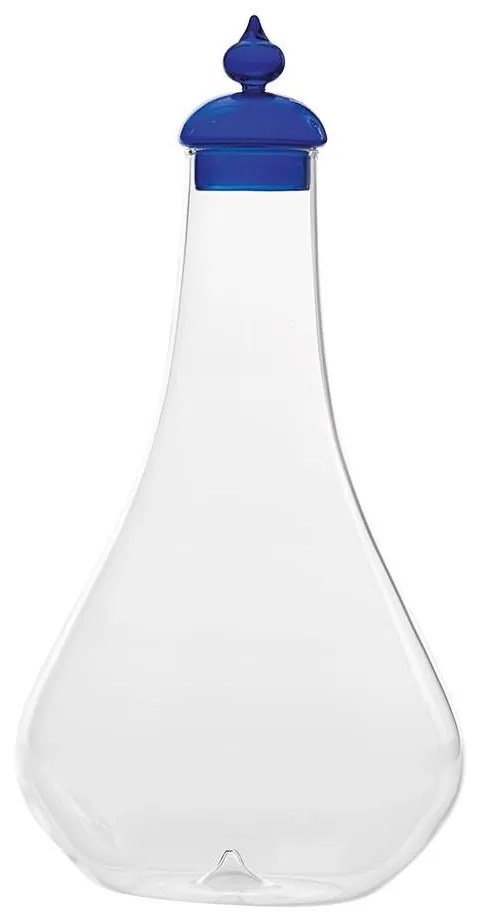 Καράφα Με Πώμα Pirolo PI01507 14,2x31cm 200ml Blue-Clear Zafferano Γυαλί