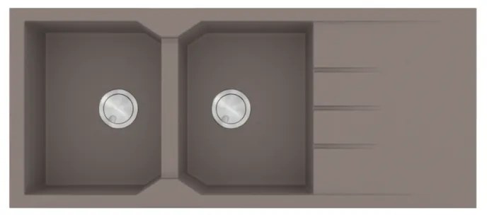 Sanitec Granite 800 Sienna Ένθετος Νεροχύτης 116 2B 1D