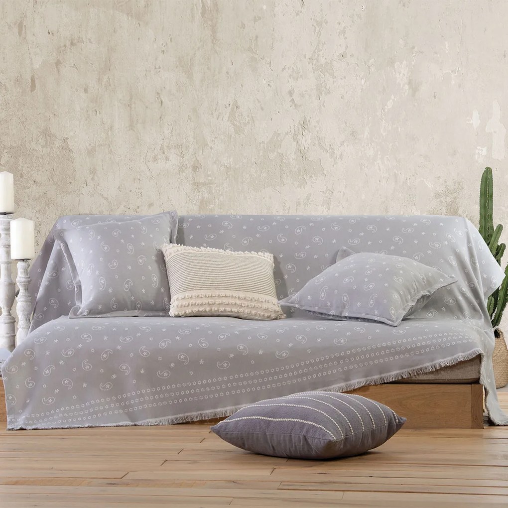 Ριχτάρι Διθέσιου Καναπέ (170x250) Nef-Nef Homeware Gloom Grey