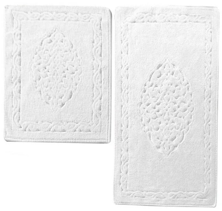 Πατάκια Μπάνιου Elite 359CHL1548 (Σετ 2τμχ) Ecru L'essentiel Maison 60x100cm 100% Cotton