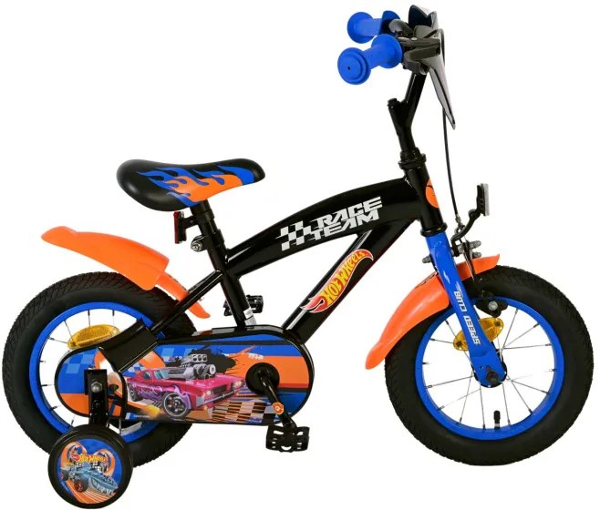 Hot Wheels 12 Inch 21,5 cm Boys Coaster Brake BlackOrangeMattel