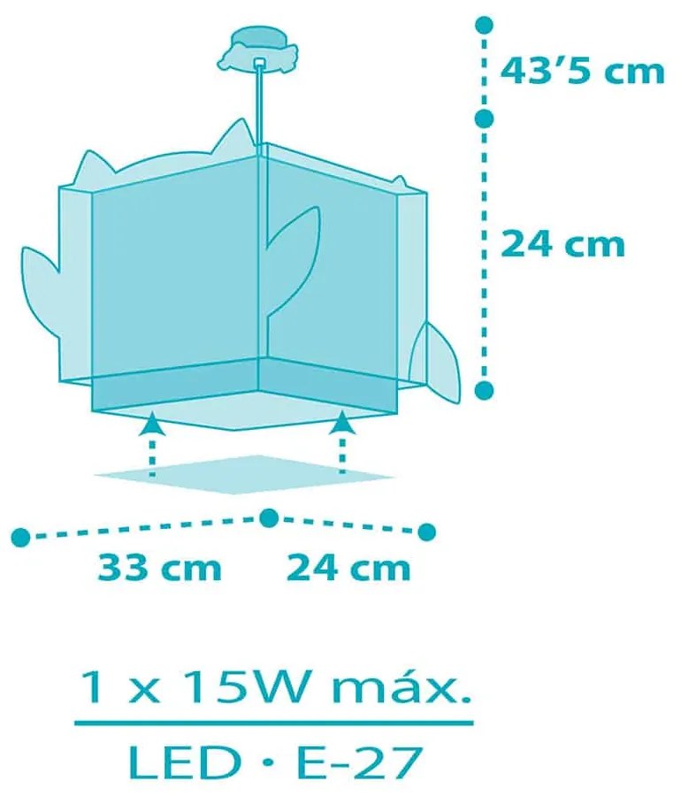 Little Owl παιδικό φωτιστικό οροφής (64392) - 1.5W - 20W - 64392