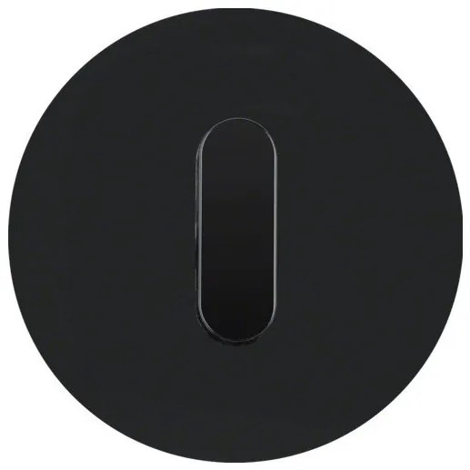 Πλακίδιο μαύρο διακόπτη R.Classic Berker-1001204500-Μαύρο 1001204500