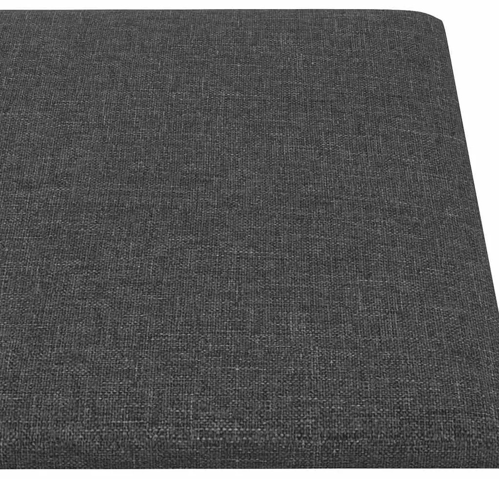 vidaXL Πάνελ Τοίχου 12 τεμ. Σκ. Γκρί 90 x 30 εκ. 3,24 μ Υφασμα