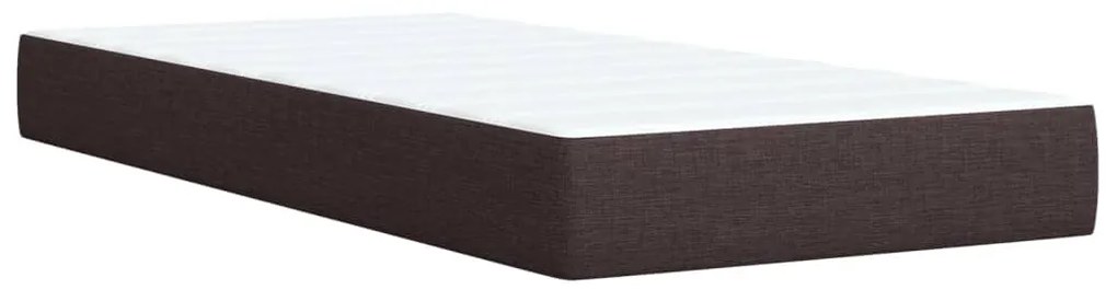 ΚΡΕΒΑΤΙ BOXSPRING ΜΕ ΣΤΡΩΜΑ ΣΚΟΥΡΟ ΚΑΦΕ 90X190 ΕΚ. ΥΦΑΣΜΑΤΙΝΟ 3289226