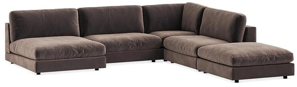 Πολυμορφικός γωνιακός καναπές Seattle L109, 352x342x87cm, 216 kg, Πόδια: Πλαστική ύλη | Epipla1.gr