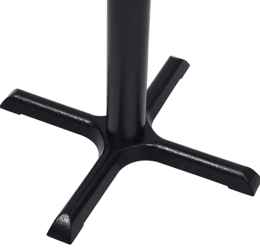vidaXL Πόδι Τραπεζιού Bistro Μαύρο 56 x 56 x 107 εκ. από Χυτοσίδηρο