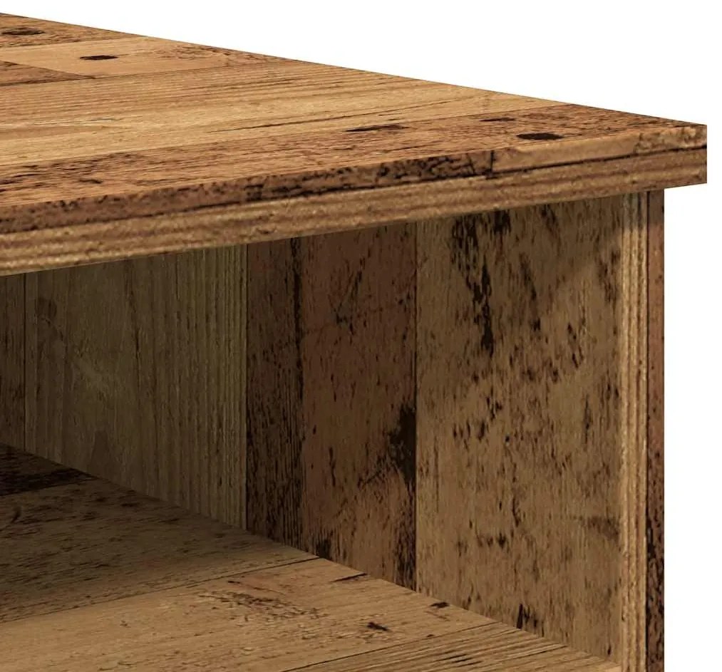 ντουλάπι τηλεόρασης vidaXL Παλιό ξύλο 80x35x36,5cm Κατασκευασμένο ξύλο