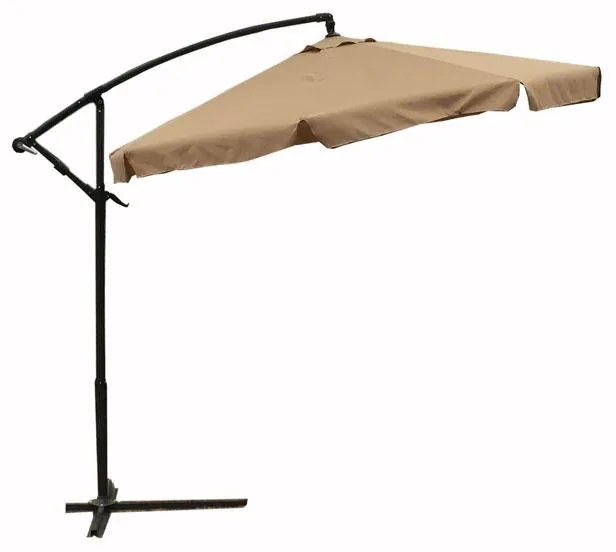 Hanging garden umbrella Fylliana Brown (1009) 3 meters with 8 Rays