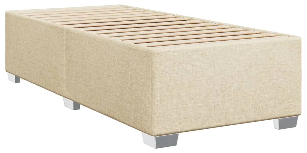 ΚΡΕΒΑΤΙ BOXSPRING ΜΕ ΣΤΡΩΜΑ ΚΡΕΜ 90X190 ΕΚ.ΥΦΑΣΜΑΤΙΝΟ 3290362