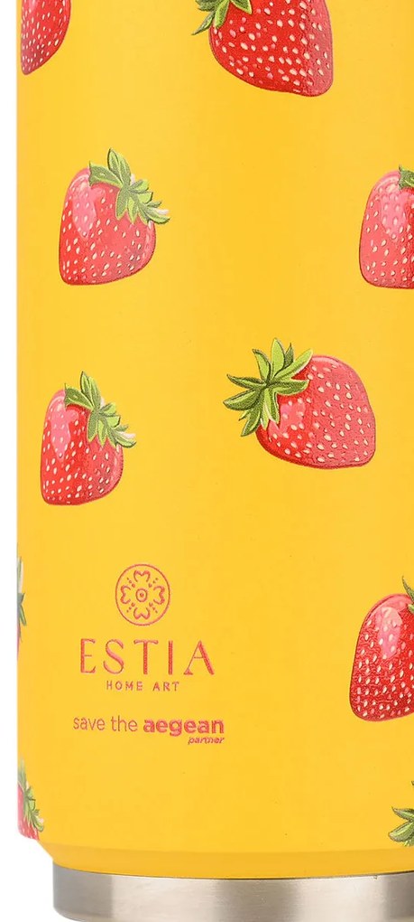 ESTIA ΘΕΡΜΟΣ TRAVEL CUP SAVE THE AEGEAN 500ml BERRY BRIGHT