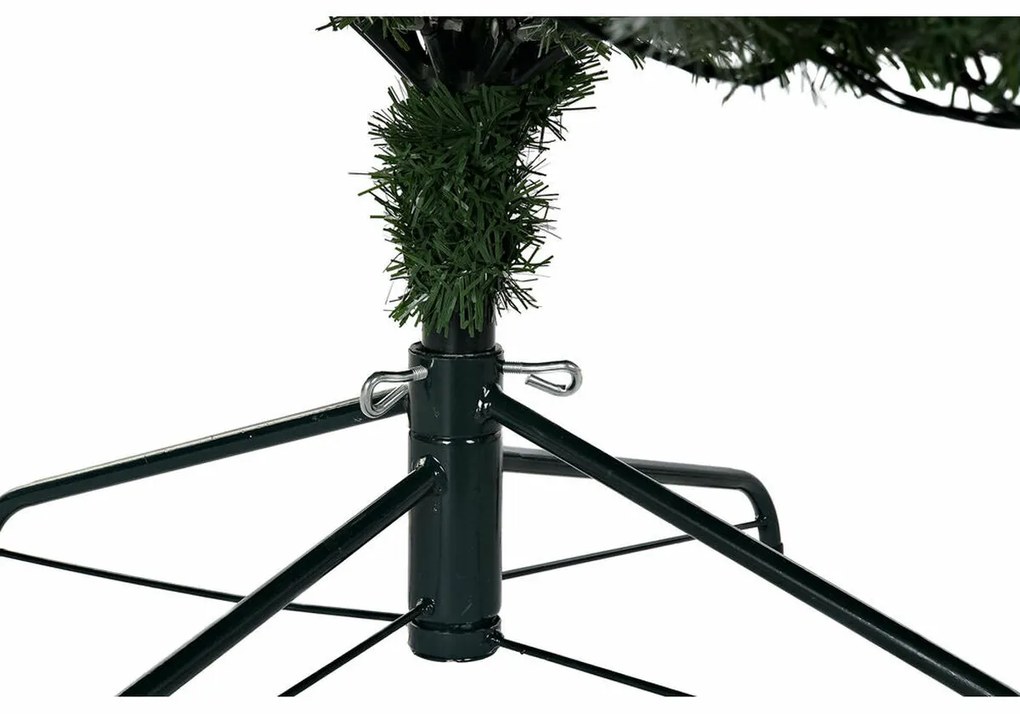 Χριστουγεννιάτικο δέντρο DKD Home Decor Λευκό Κόκκινο Πράσινο PVC Ανανάδες Χιονισμένο 125 x 125 x 210 cm