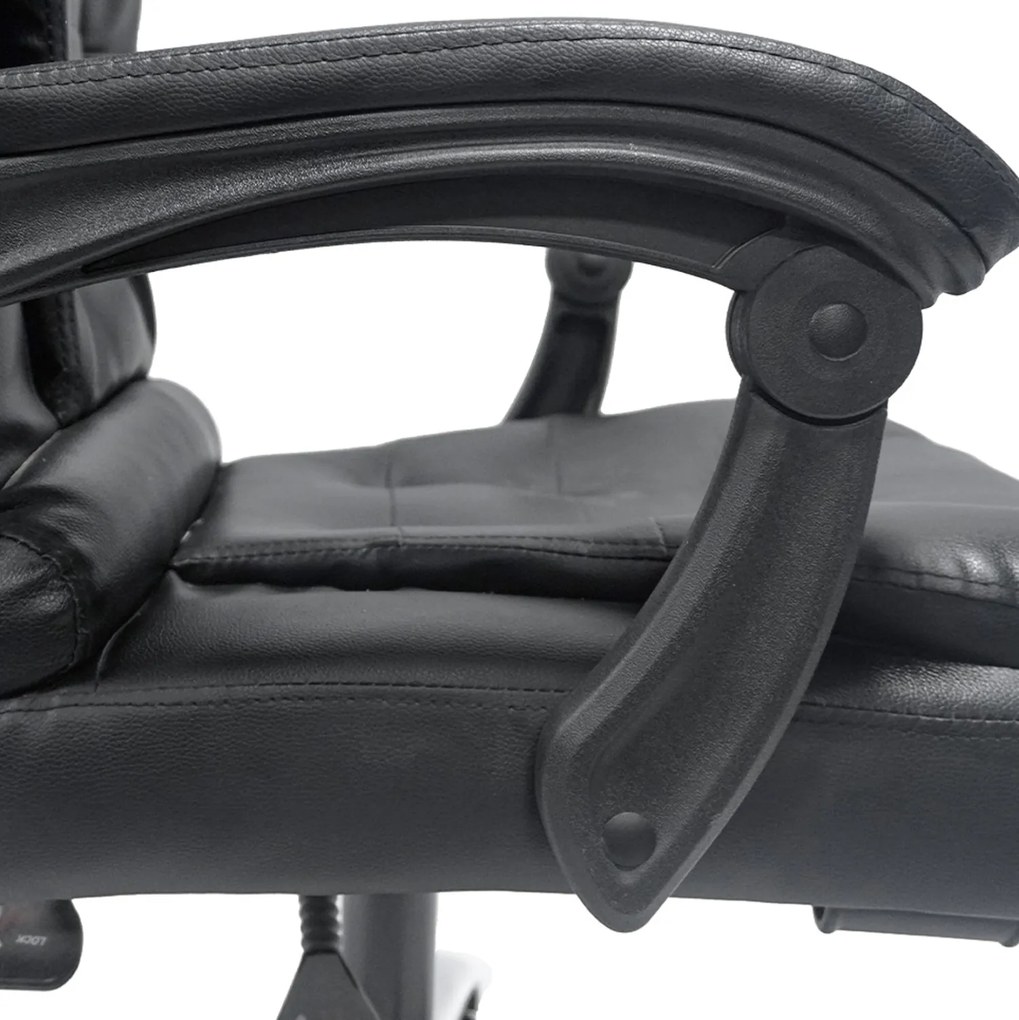 ΚΑΡΕΚΛΑ ΓΡΑΦΕΙΟΥ LAGOM HM1198 ΜΑΥΡO PVC-ΜΕΤΑΛ.ΒΑΣΗ-ΜΑΥΡΟ NYLON ΣΚΕΛΕΤΟΣ 60x70x104Υεκ