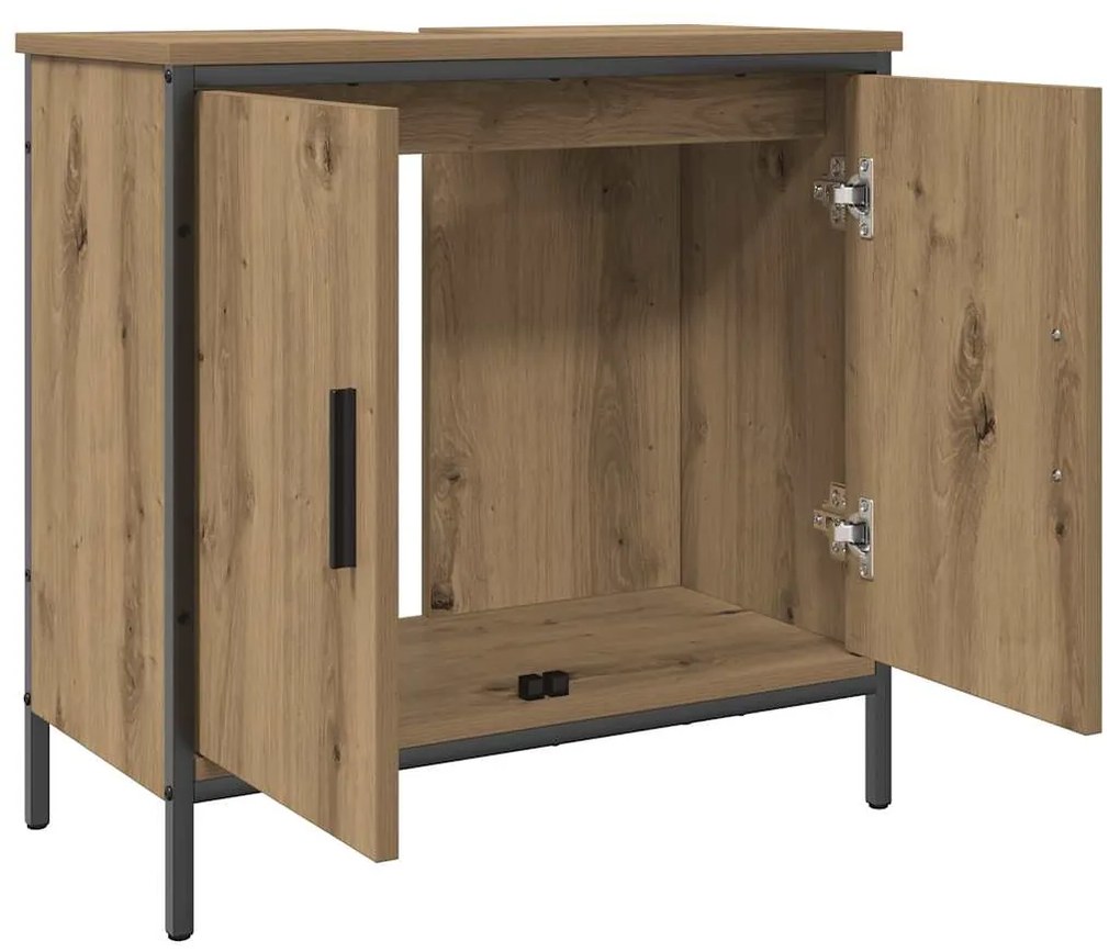 vidaXL Ντουλάπι Νιπτήρα Αρτισιανή Δρυς 60x30x60 εκ. Επεξ. Ξύλο
