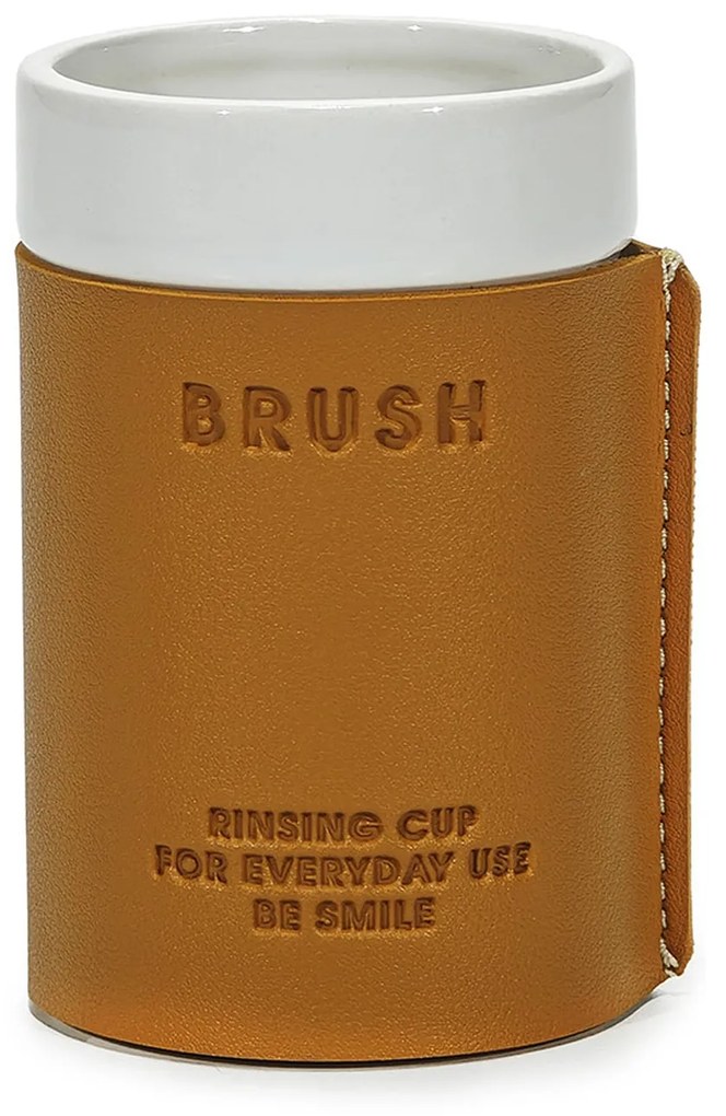 Ποτήρι &#039;BRUSH&#039; Καφέ Κεραμικό