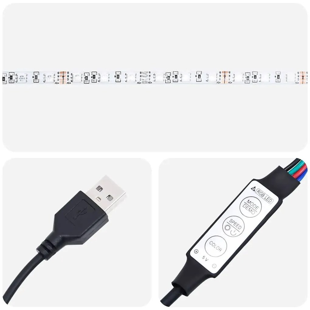 Οθωμανικό κρεβάτι με στρώμα &amp; LEDs Σκούρο γκρι 120x190cm Velvet - Γκρι