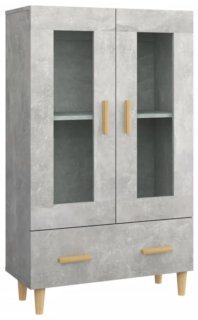 vidaXL Ντουλάπι Γκρι Σκυροδέματος 70x31x115 εκ. από Επεξεργασμένο Ξύλο