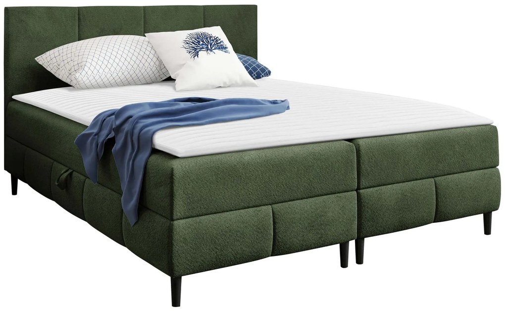 Επενδυμένο κρεβάτι Box Best II-Ladi-160 x 200 - 162.00Χ206.00Χ88.00cm