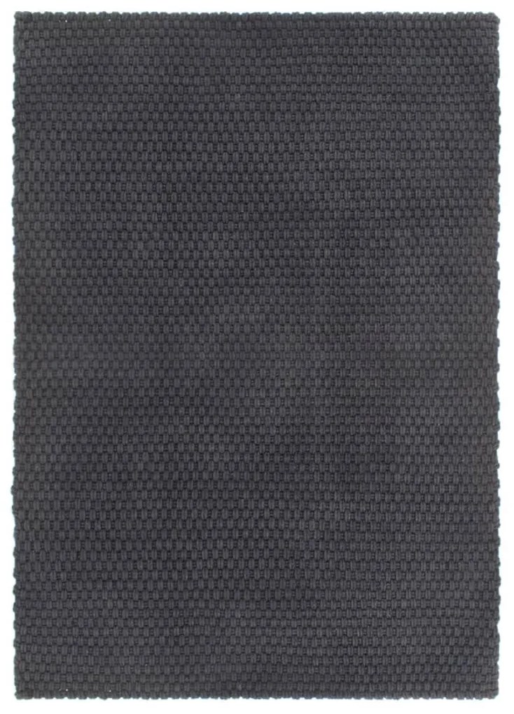 vidaXL Χαλί Ορθογώνιο Ανθρακί 180 x 250 εκ. από Βαμβάκι