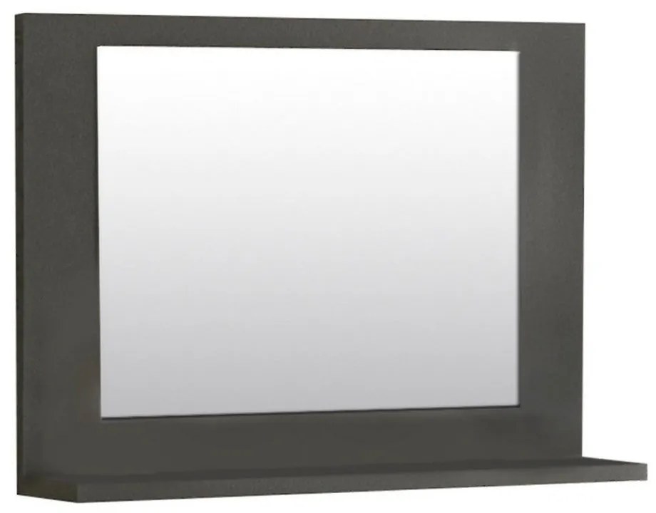 Καθρέφτης Μπάνιου Devlin 0212633 60x10x45cm Anthracite Μοριοσανίδα, Μελαμίνη