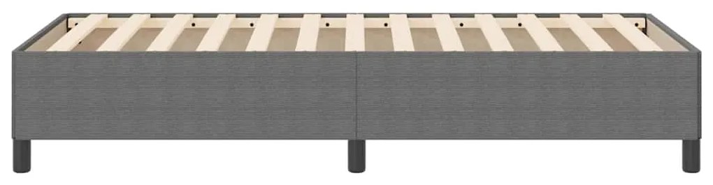 vidaXL Σκελετός Κρεβατιού Ανοιχτό γκρι 90 x 190 cm Βελούδο