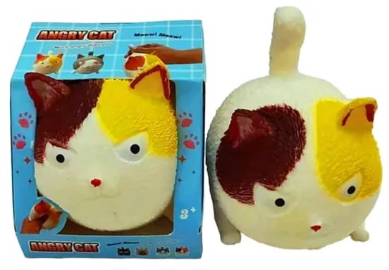 Παιχνίδι αντιστρές γάτα - Αnti-stress squishy angry cat