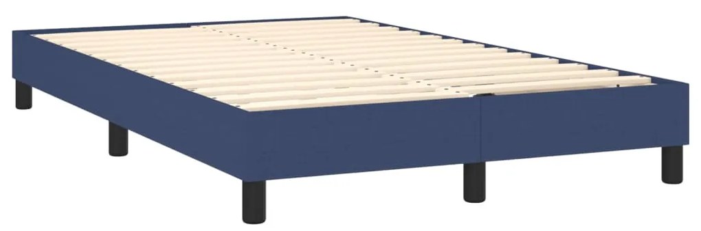 ΚΡΕΒΑΤΙ BOXSPRING ΜΕ ΣΤΡΩΜΑ ΜΠΛΕ 120X200 ΕΚ. ΥΦΑΣΜΑΤΙΝΟ 3140287