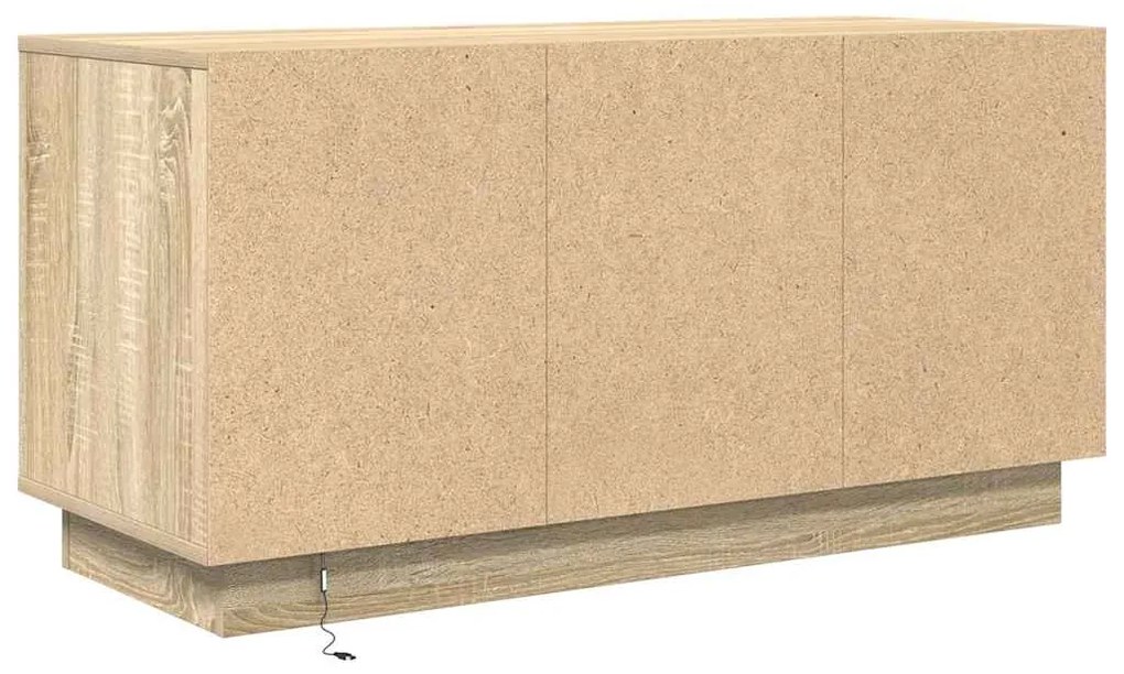 Έπιπλο Τηλεόρασης με LED Sonoma Δρυς 100x41x50 εκ. - Καφέ