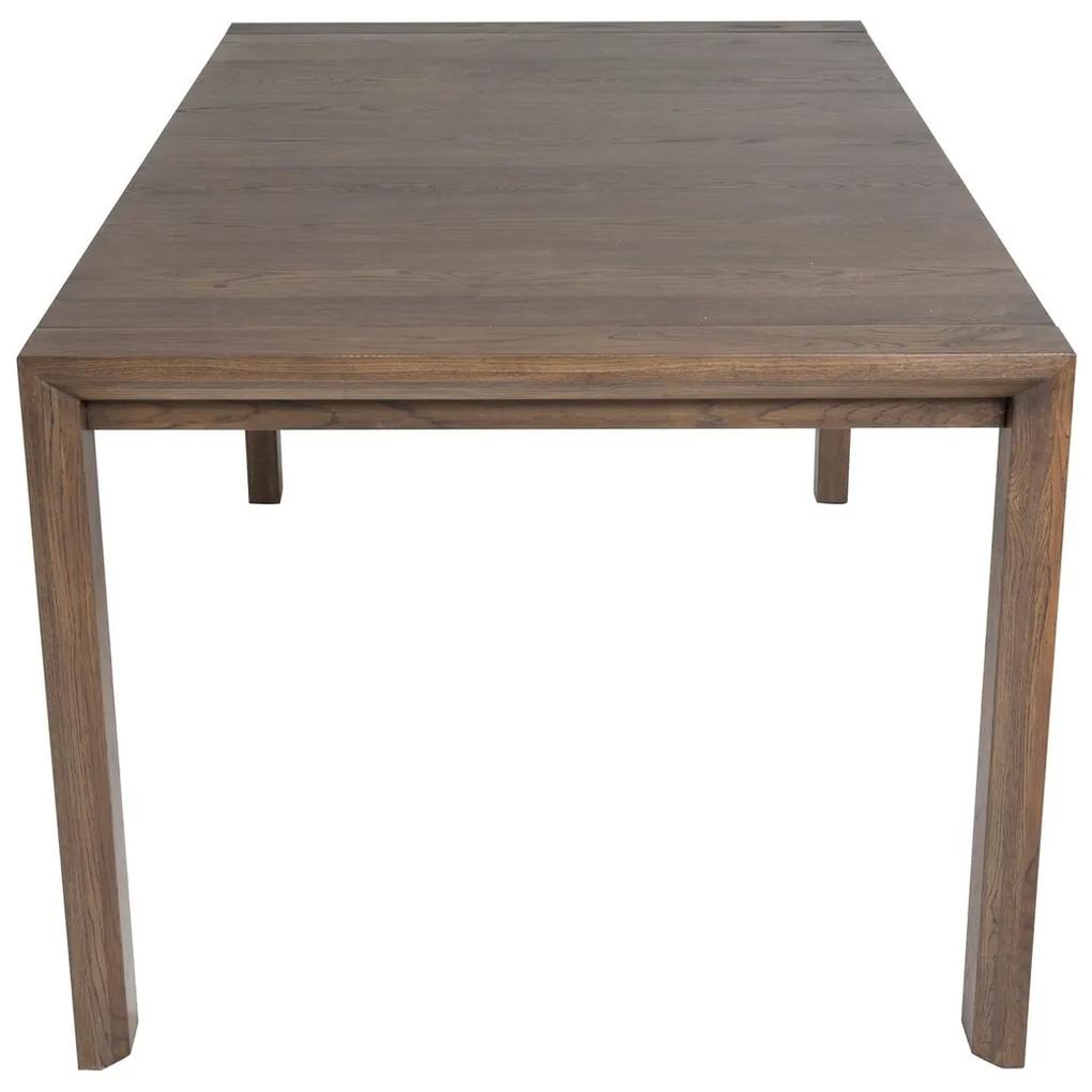 Τραπέζι Dallas 120, Σκούρα δρυς, 75x95x170cm, 65 kg, Επιμήκυνση, Ξύλο, Ξύλο: Δρυς | Epipla1.gr