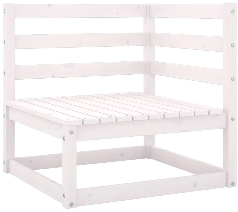 vidaXL Σαλόνι Κήπου Σετ 7 Τεμαχίων από Μασίφ Ξύλο Πεύκου με Μαξιλάρια