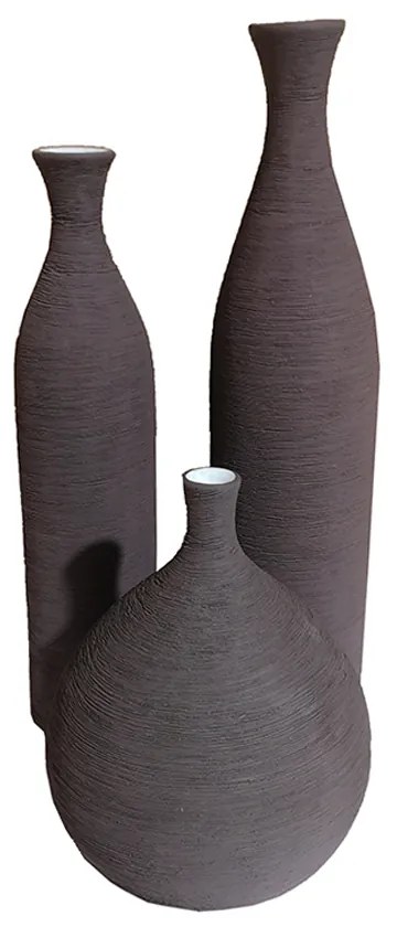 CURV ΒΑΖΟ ΚΕΡΑΜΙΚΟ ΜΩΒ D16,5xH21,5cm - 017412 - 017412