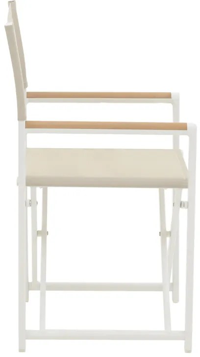 Τραπεζαρία Kliton - Mabu σετ 5τεμ pakoworld αλουμίνιο σε λευκή απόχρωση 80x80x74εκ