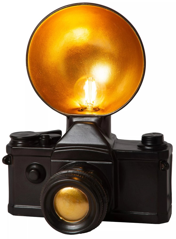 Φωτιστικό Επιτραπέζιο Lucide 34546-21-30 EXTRAVAGANZA CAMERA Μαύρο Ματ (Black Mat)
