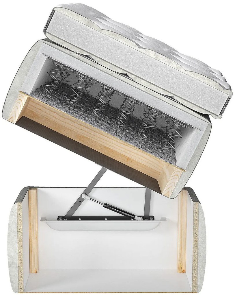 Επενδυμένο κρεβάτι Dave-Mpez-140 x 200