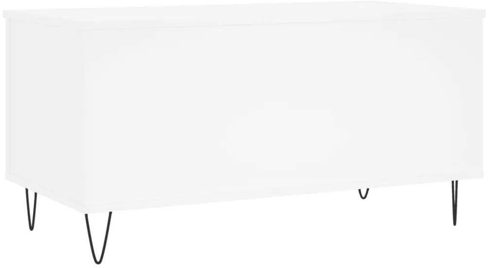 vidaXL Τραπεζάκι Σαλονιού Λευκό 90x44,5x45 εκ. από Επεξεργασμένο Ξύλο