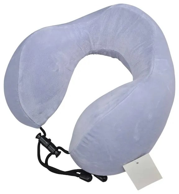 Μαξιλάρι αυχένα ταξιδίου - Memory Foam - 71888 - Light Blue