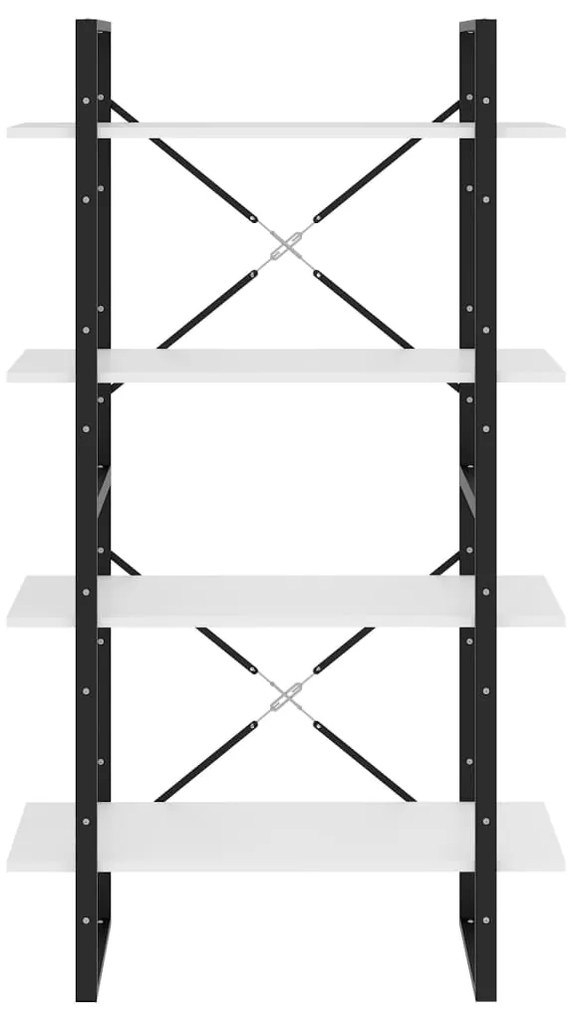 ΒΙΒΛΙΟΘΗΚΗ ΜΕ 4 ΡΑΦΙΑ ΛΕΥΚΗ 80 X 30 X 140 ΕΚ. ΑΠΟ ΜΟΡΙΟΣΑΝΙΔΑ 806457