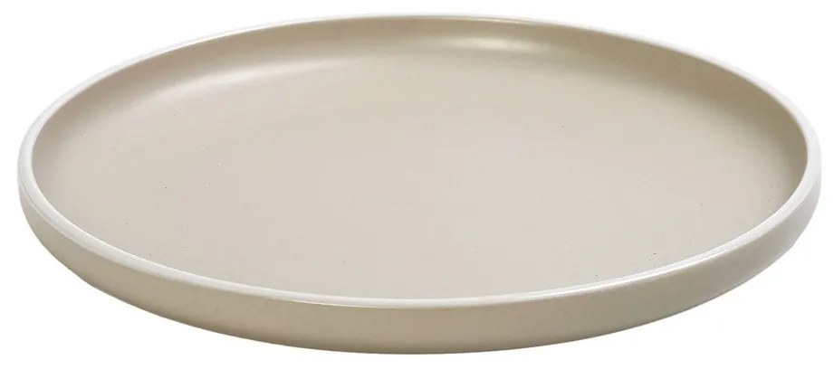 Πιάτο Ρηχό Φαγητού Stoneware Μπεζ Mood Nordic Step ESPIEL 27,3x27,3x3,5εκ. ATA125K6