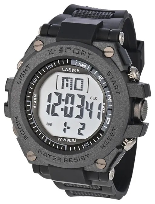 Ψηφιακό ρολόι χειρός - LS9053 - Lasika - 817346 - Black/Grey-817346_bgr